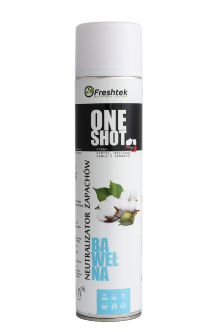 odświeżacz powietrza one shot 600ml bawełna